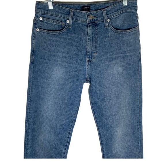 J.Crew Men’s Straight Leg Flex Blue Jeans Size 30x32 - Picture 7 of 13